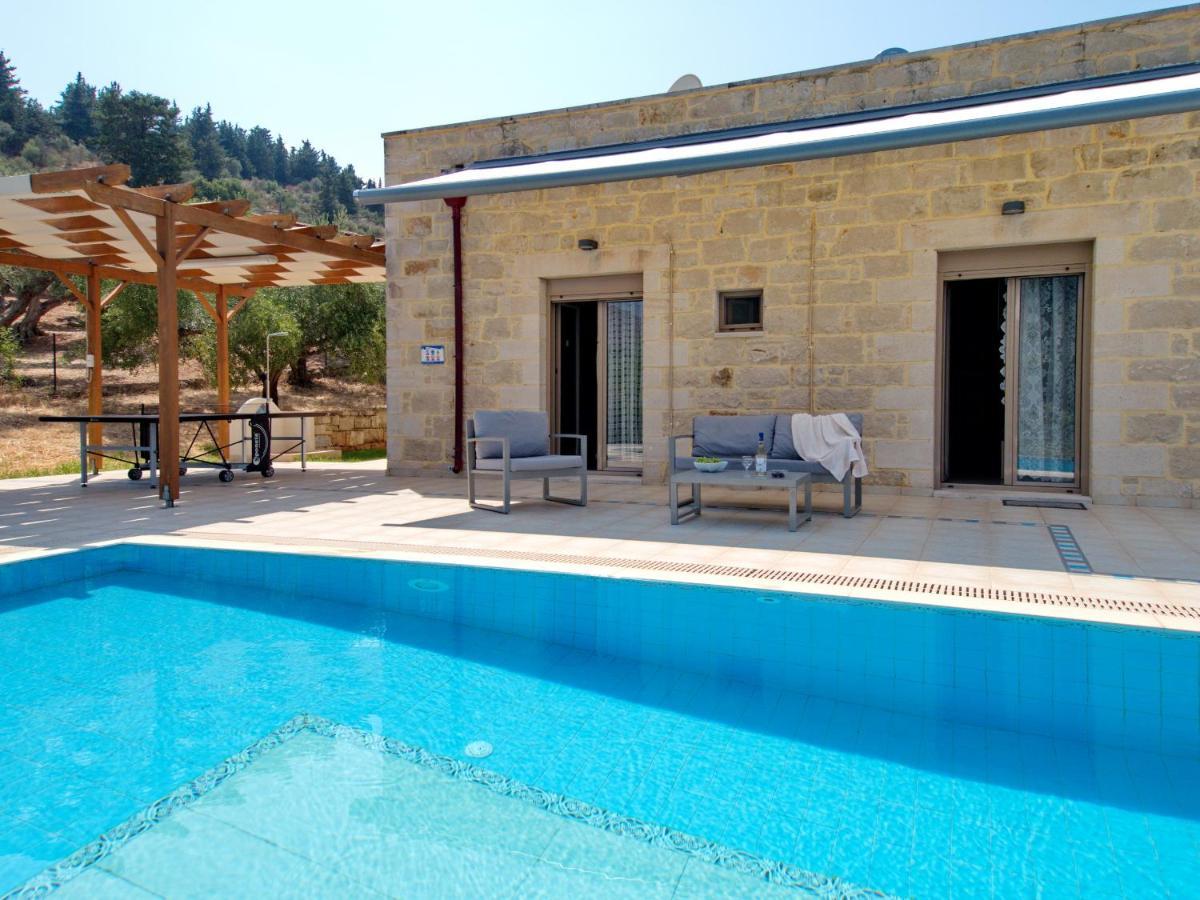 Villa Olivia With Pool Vrises Crete Alikampos Экстерьер фото